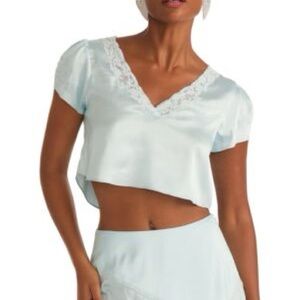 LoveShackFancy Lisanne Crop Top
